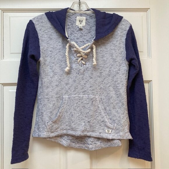 Billabong Blue and White Pullover Hoodie size S - Picture 1 of 6